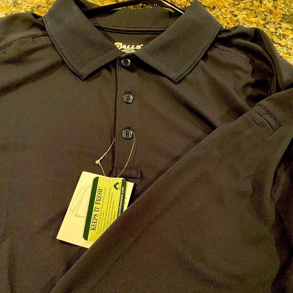 Navy Galls G- Tac Tactical Long Sleeve Polo
